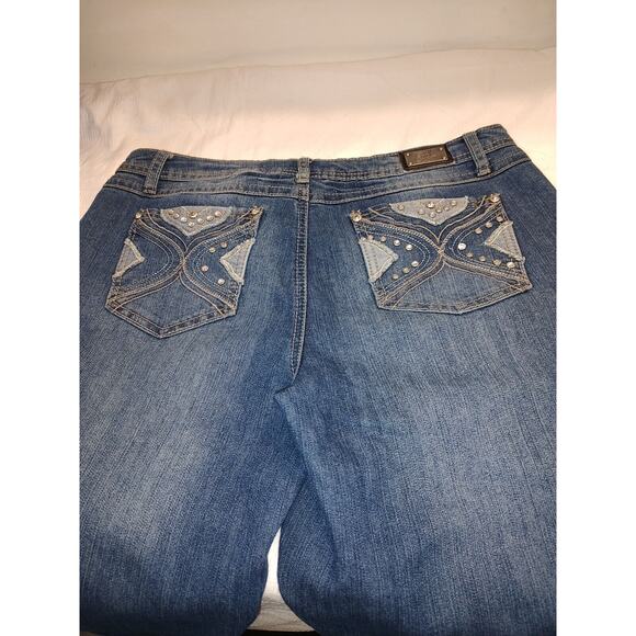 Earl Jean Straight Leg Stonewashed Size 10 women's - Picture 2 of 10